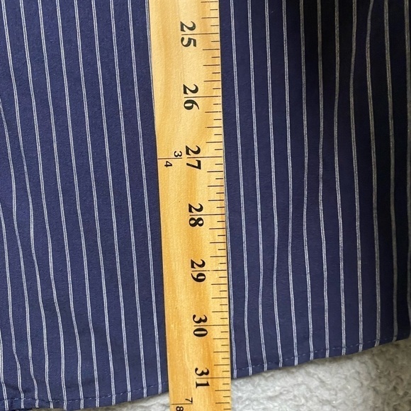 Zara Shirt Mens Extra Large Blue Long
Sleeve Slim Fit Button Down - Picture 3 of 10